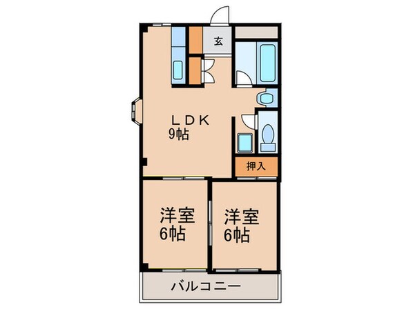 シェ－ン・リ－リエの物件間取画像